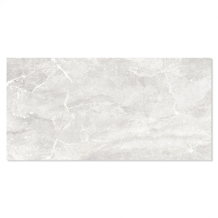Marmor Klinker Milan Ljusgrå Blank 60x120 cm-1